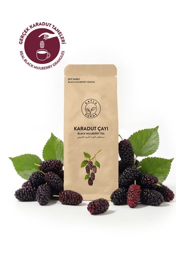 Black Mulberry Tea - Real Black Mulberry Fruit Grain Tea - 1 kg