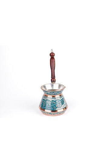 Copper Coffee Pot Tombik Hand-Engraved for 6 People