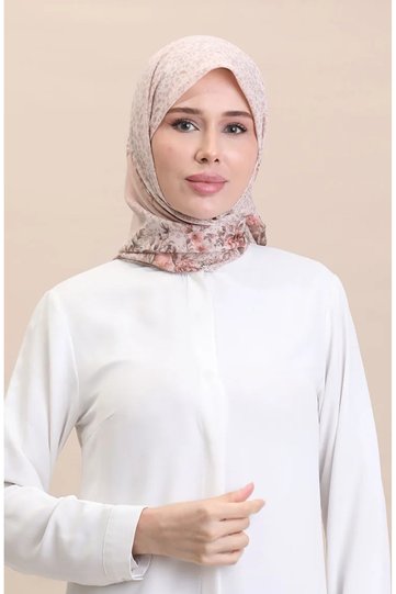 وشاح منقوش Flover-03 بني