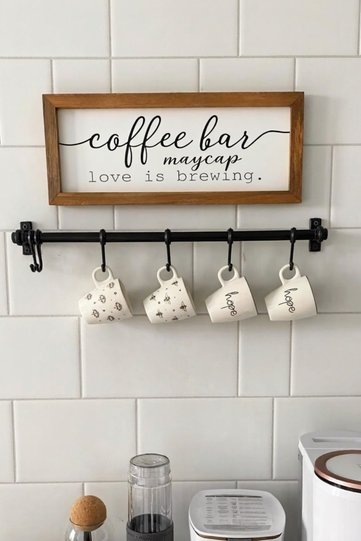 Black Metal Kitchen Bathroom Hanger Multipurpose Hanger Wrought Iron Metal Hanger Fintorp Model