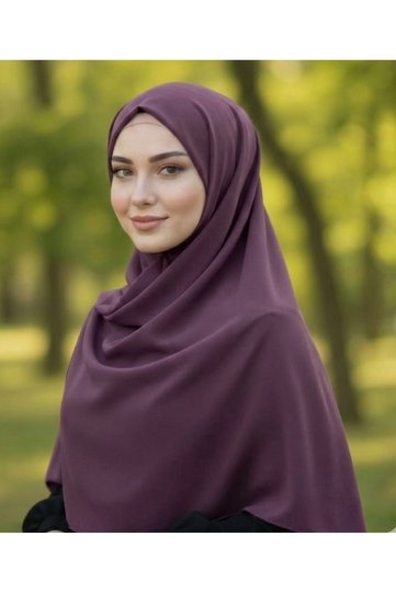 حجاب تيسيتير من حرير المدينة، وشاح 120×120 باللون الوردي