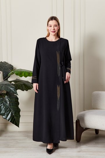 Women's Plus Size Etamine Abaya Ferace