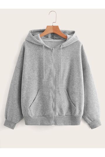 سويت شيرت بقلنسوة وجيب بسحاب للجنسين من شركة EYAXX Sportwear