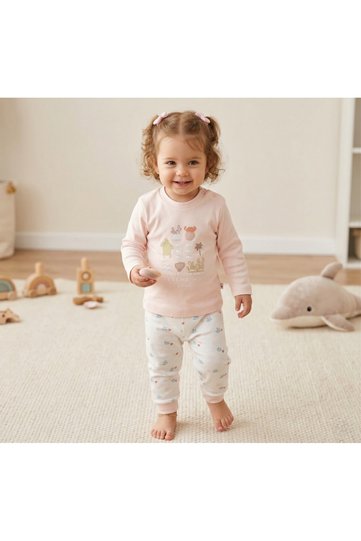 100% Organic Baby Pajama Set 3 - 36 Months