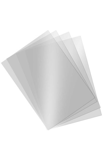 Pvc Acetate Paper 500 Micron A4 Transparent Thick 5 Pieces