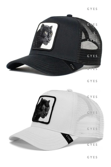 Sports Animal Pattern Hat Unisex 2-Piece Set Adjustable at the Back