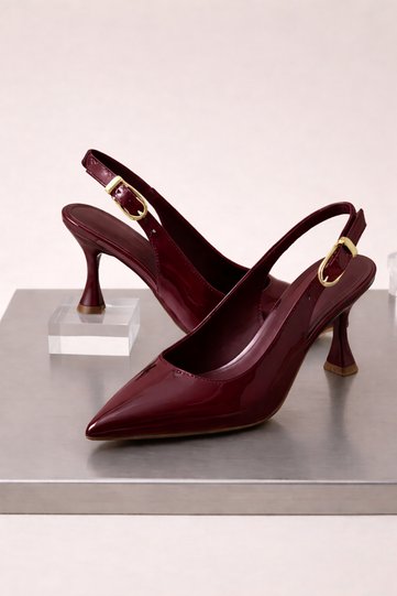 Women's Stylish Elegant Heeled Pointed Ankle Strap Shoes