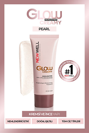 Glow Creamy Highlighter Doğal Işıltılı Krem Aydınlatıcı 30 ML Pearl 01