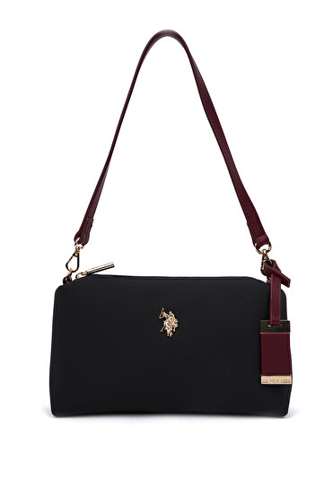 Navy Blue-Burgundy Women's Shoulder Bag US26274