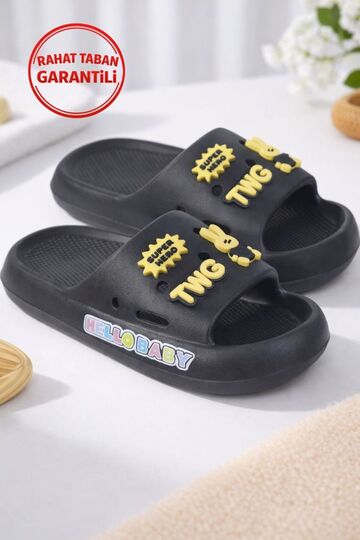 Children's Emoji Soft Sole Daily Slippers