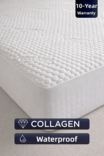 Collagen Luxury Liquid-Proof Special Boxed Mattress Protector |   Anti-Aging |   Anti-Allergic |   Anti-Bacterial