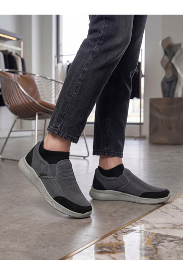 Breathable Orthopedic Everyday Sports Walking Shoes Laceless Comfortable Lightweight Memory For Men