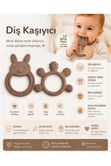 Ckm Home Baby Teether – Easy to Hold, Safe to Use