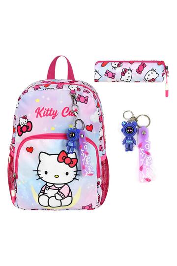 Ultra Light Premium Orthopedic Backpack for Girls, Kindergarten, Nursery Bag, Pen Holder and Keychain