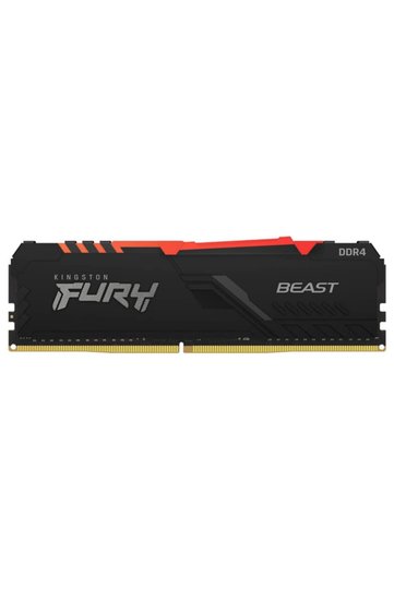 Fury Beast Rgb Kf432c16bba/8 8gb (1x8gb) Ddr4 3200mhz Cl16 Black Gaming Ram (memory)