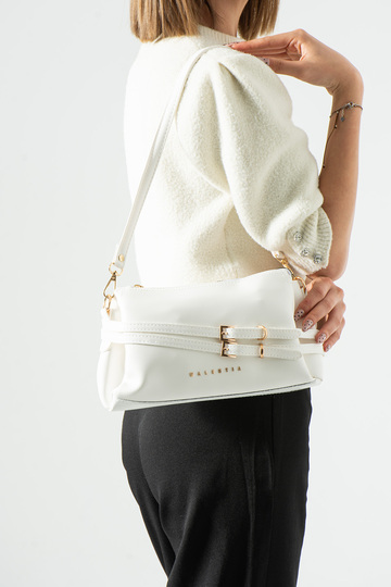 Tn-121 Women's Shoulder Bag Handbag Crossbody Bag White