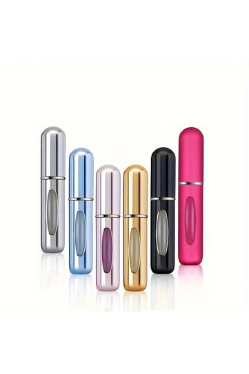 5ml 6pcs sub-bottles 6 Portable Spray Bottles Travel Size 5ml Self-Priming Bottom Fill Perfume Bottl