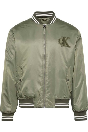Men's Brand Logo Stylish Green Coat Suitable for Winter Use