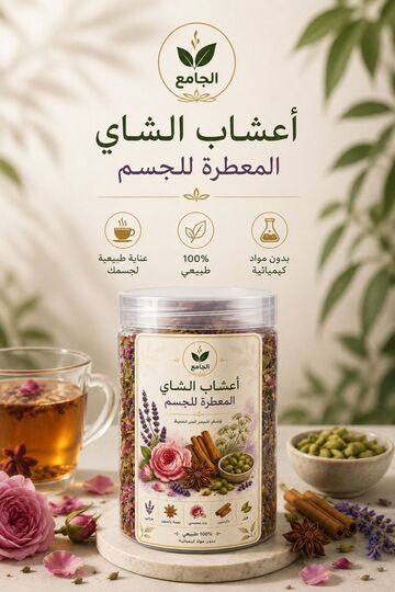 أعشاب الشاي المعطرة للجسم