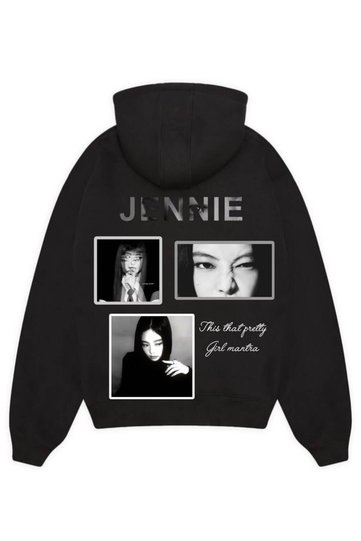 Jennie Printed Hooded 100% Cotton Kids Sweatshirt