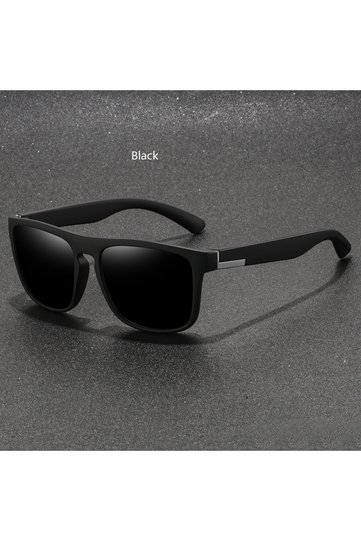 733(Black) Classic Square Vintage Sport Sunglasses For Men Women Luxury Brand Designer Sun Glasses D