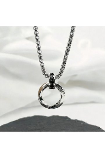 XHH HN567 925 Sterling Silver Necklace Pendant Vintage Hip Hop for Women Man Wedding Engagement Jewe