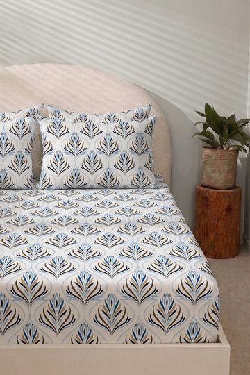 Arwen Patterned Fitted Sheet Set - Single/Double/Queen Size