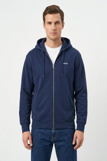 Levis Seasonal Zip up Tr Naval Academy Dark Blue
