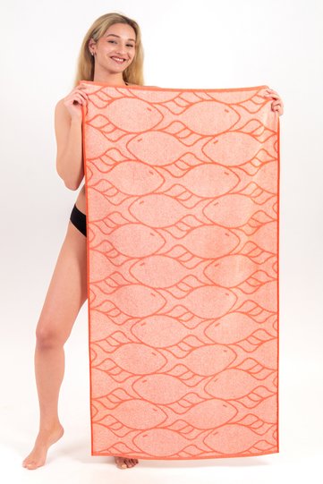 100% Cotton Beach Towel |   Suitable for Pool, Spa, Sauna, Sports, Travel |   Fast Drying, High Absorbency |   70X140 cm