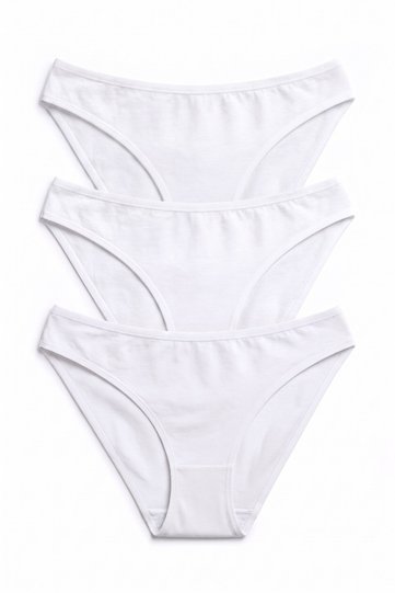 Women's Panties 3-Pack (47% Modal - 47% Cotton - 6% Elastane)