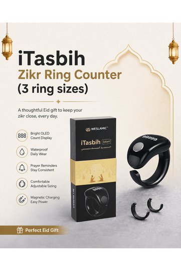 ITasbih, smart misbah ring for prayers iTasbih 2026 NEW | Eid Gift | Hajj Gift