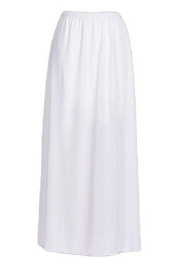 White Full Length Lining Long Skirt Lining