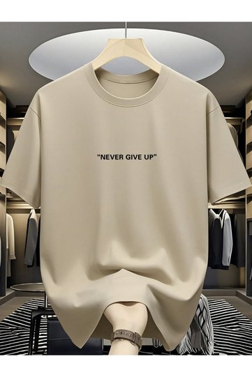 Unisex Men/Women Trnknever Custom Printed Oversize Cotton T-Shirt