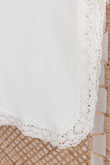 Lace Blanket 100% Cotton 80X90 cm Double Layer Baby Blanket
