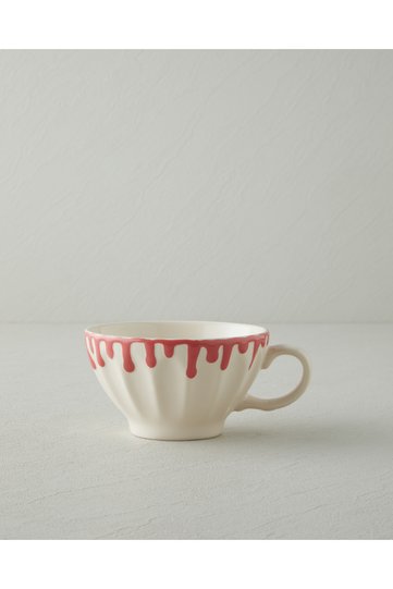 Almond Flow Ceramic Mug 390 ml Pink
