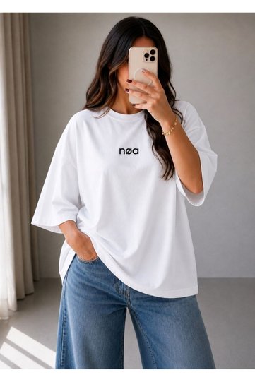Women's Oversize Printed T-Shirt' Cotton |   Comfortable Fit Short Sleeve