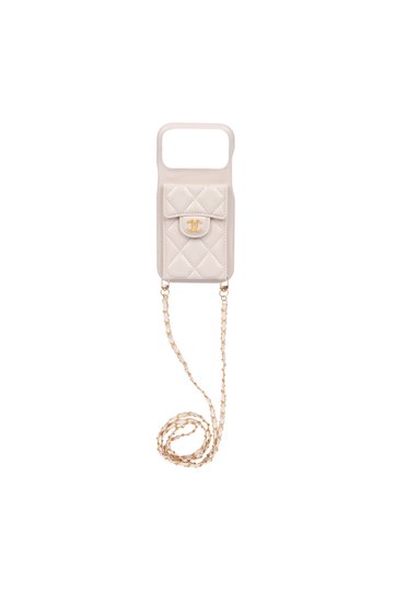 Beige Leather Bag Phone Case Dk465 iPhone 17 Promax