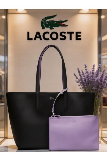 Women's Double sided Two tone Large Capacity Handbag, Fashionable Multi functional Black and Purple
