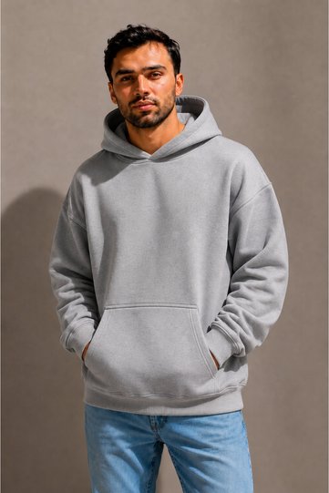 Oversize Hoodie Sweatshirt with Kangaroo Pocket Premium Thick Winter Hoodie
