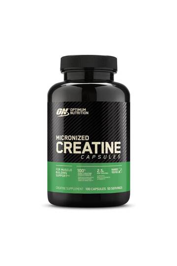 Optimum Nutrition Micronized Creatine Monohydrate Capsules (100 Capsules)