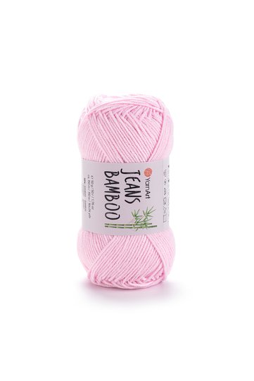 Yarn Art Jeans Bamboo Hand Knitting Yarn, Light Pink-109