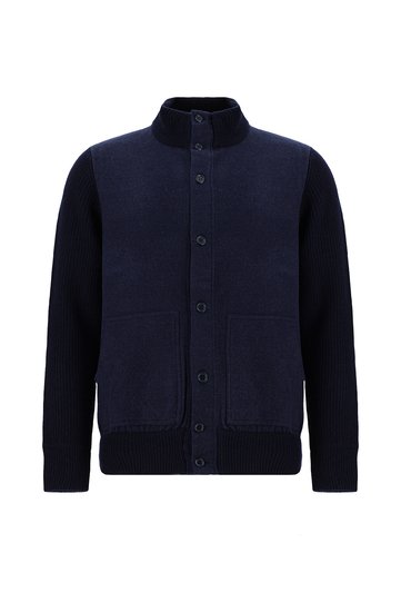 Italian Y Wool Ü K Cashmere I İ Silk Patterned Knitwear Cardigan