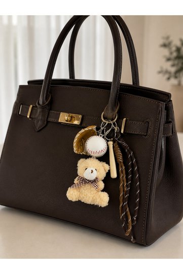 Bear Tote Bag Charmi Keychain Multiple