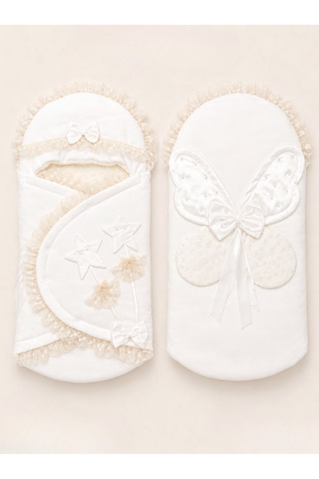Lace Detailed Baby Swaddle