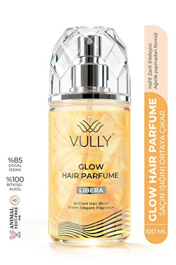 Glow Libera Argan yağlı besleyici ve Panthenol içerikli ışıltı veren Saç Parfümü 100 Ml
