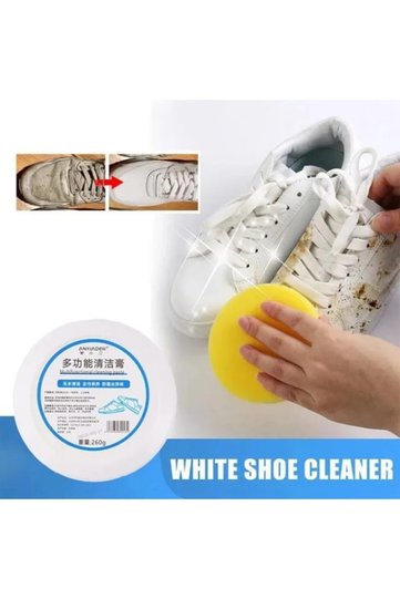 White Shoe Cleaner, Shoe Cleaner, Re-Color and Polish Smooth Leather Shoes and Boots,Sneaker Cleaner White Shoes, White Rubber Sole Shoe Cleaner