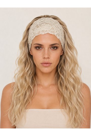 Lace Hair Band Wide Bohemian Vintage Women's Hair Accessory