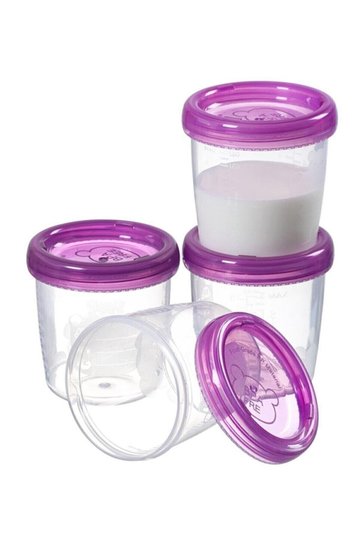 Blackstone 4-Piece Baby Breast Milk and Food Storage Container
