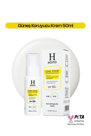 One Stop Sun Screen Cream (50 ml) - Spf 50+ / Pa++++ Fast Absorbing, Non-Sticky Sunscreen
