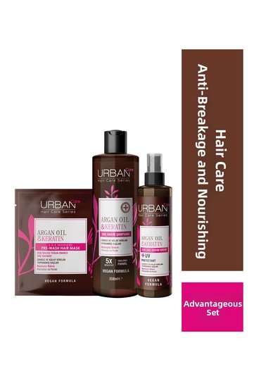 Argan Oil & Keratin Special Shampoo for Easy-Break Hair X3 Pieces - 250 ml